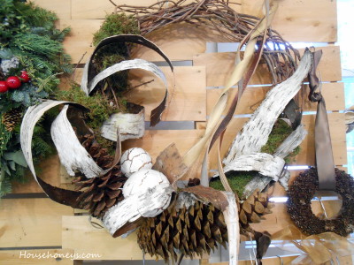 birch bark wreath