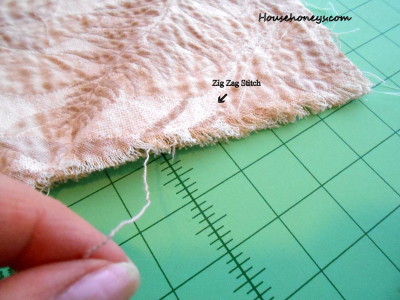 sewing napkins