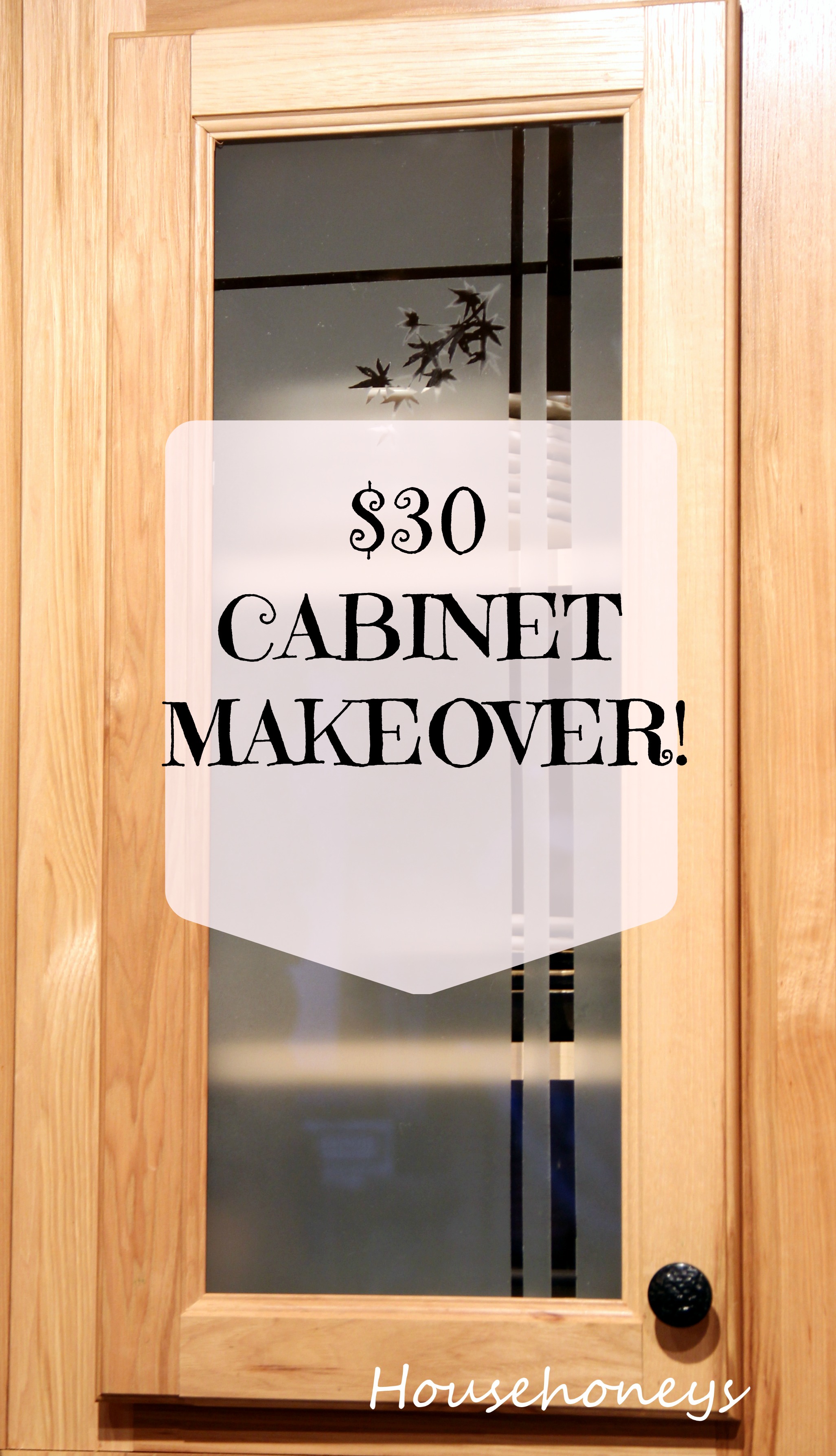 DIY Project: Wood Cabinet Makeover