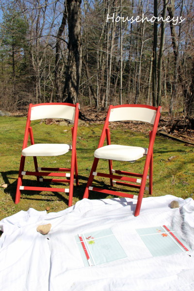 painting chairs