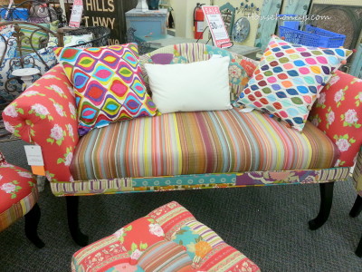 colorful sofa