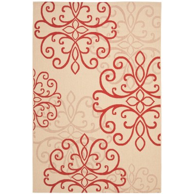 red outdoor rugs