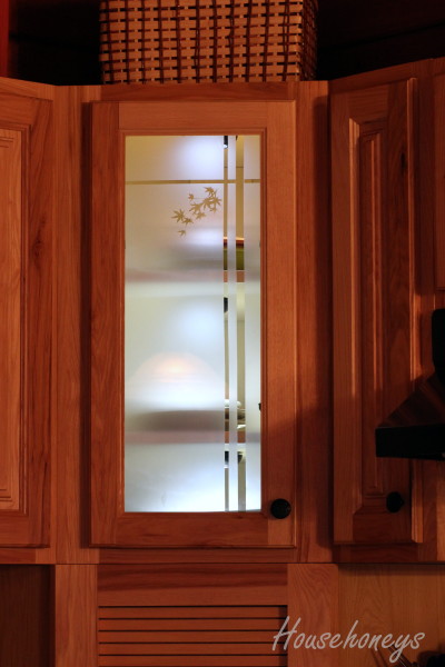 lighted cabinets