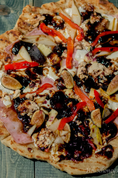 grilled fig pizza