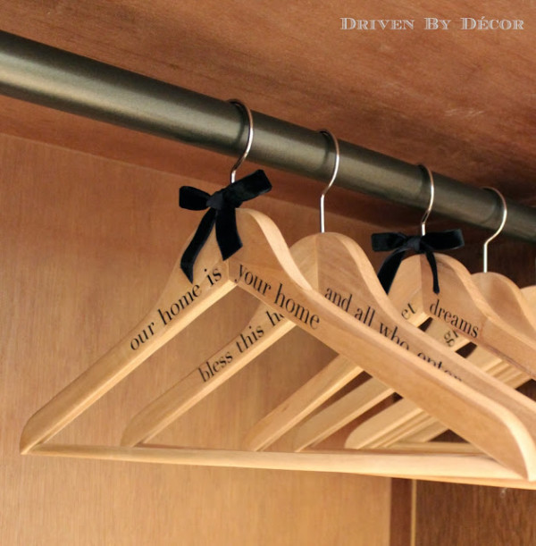 hangers for guest room