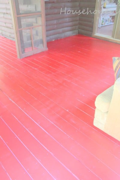 red porch