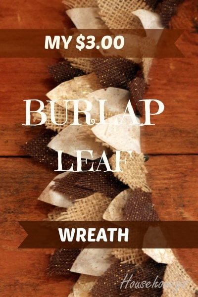 BURLAP WREATH