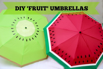 fruit umbrellas