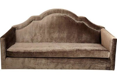 traditional brown sofa