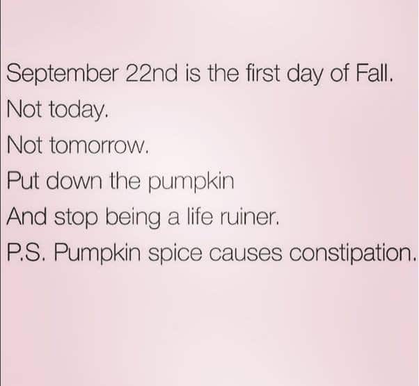 no pumpkins